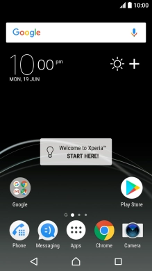 Slide two fingers downwards starting from the top of the screen.