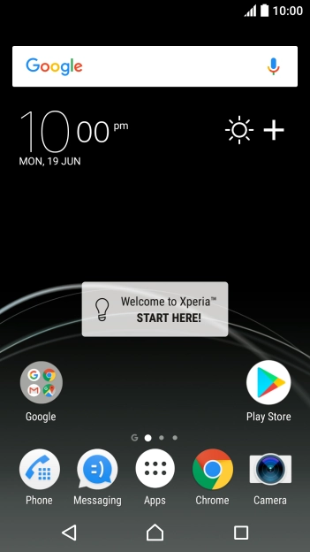 Slide two fingers downwards starting from the top of the screen.