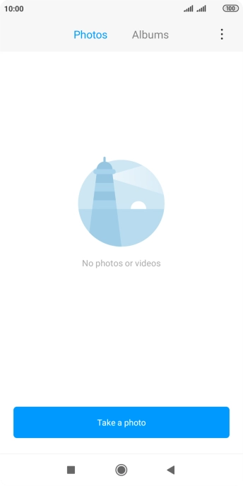 Press Albums and go to the required folder.
