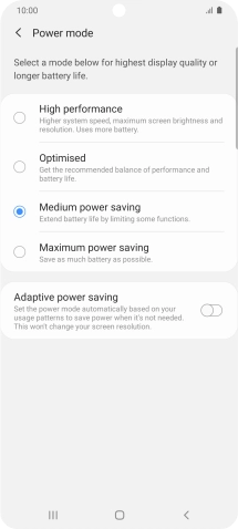 Press the Home key to return to the home screen.