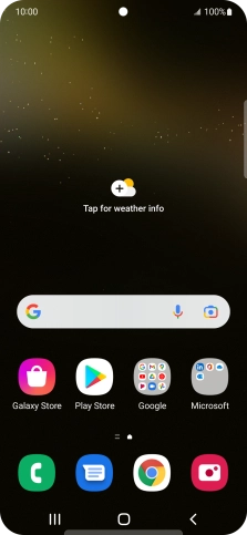 Press the phone icon.