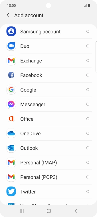 Press Google.