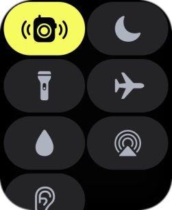 Press the flight mode icon to turn the function on or off.